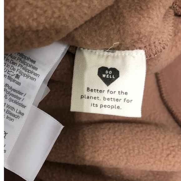 Madewell Men's Sweatshirt Size 2XL Brown‎ 1/4 Button Long Sleeve Pullover NWT - Picture 7 of 12